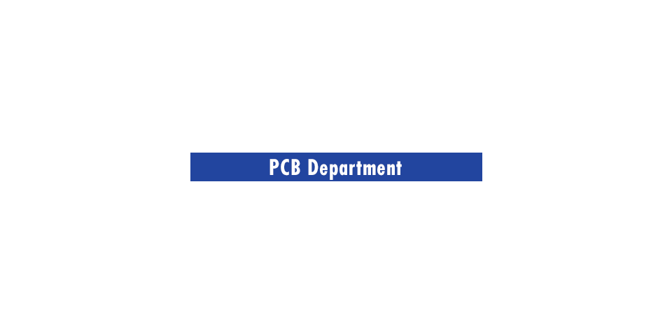 (英語)PCB Department
